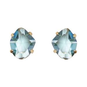 KATE SPADE • Gold Treasure Trove Aqua Earrings